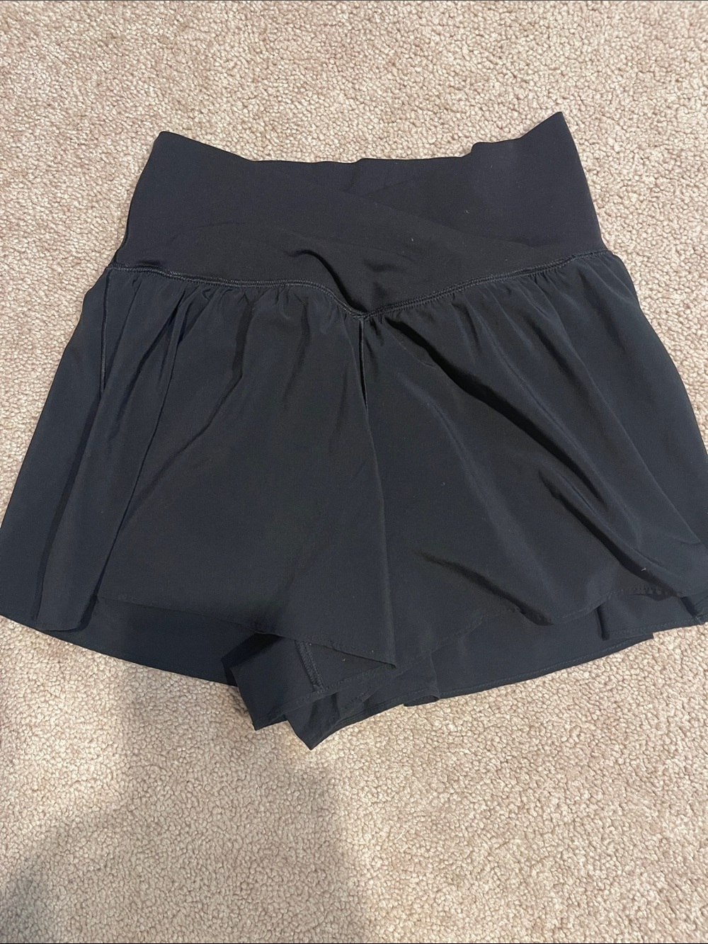 Aerie Black Skorts